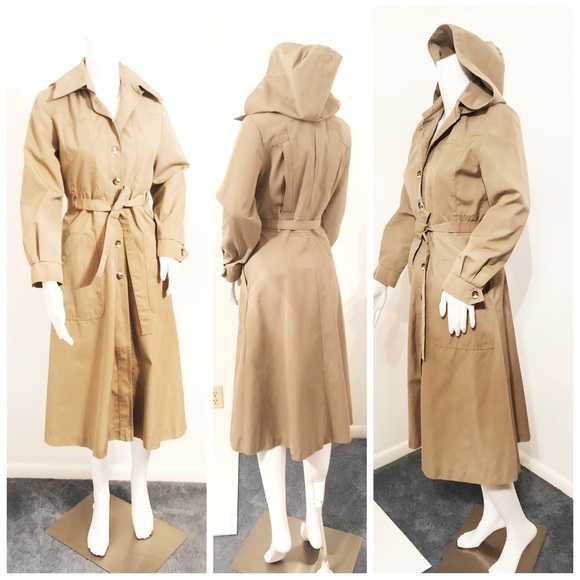 🌈 SOLD Vintage Weather Wise Trench Coat 🧥 XS - Picture 5 of 8
